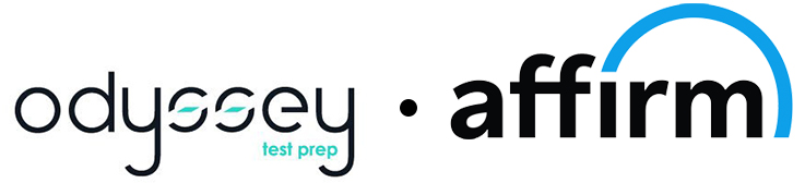 odyssey test prep and affirm logos