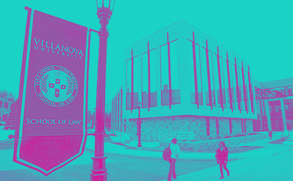 Villanova University School of Law banner.