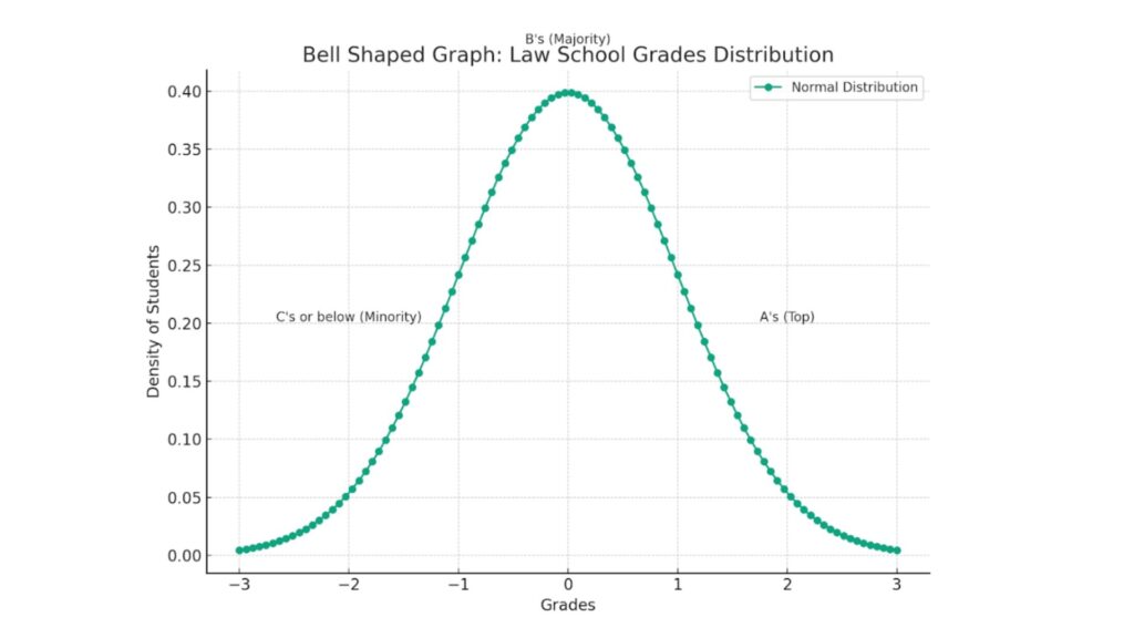 Law School Curve Graph Example